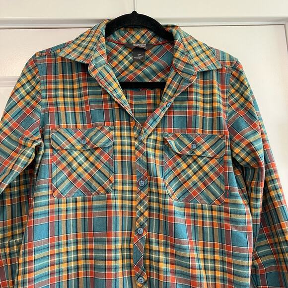 Outdoor Research Women's Flannel Shirt Cotton Wool Size Small Petite - Picture 3 of 8
